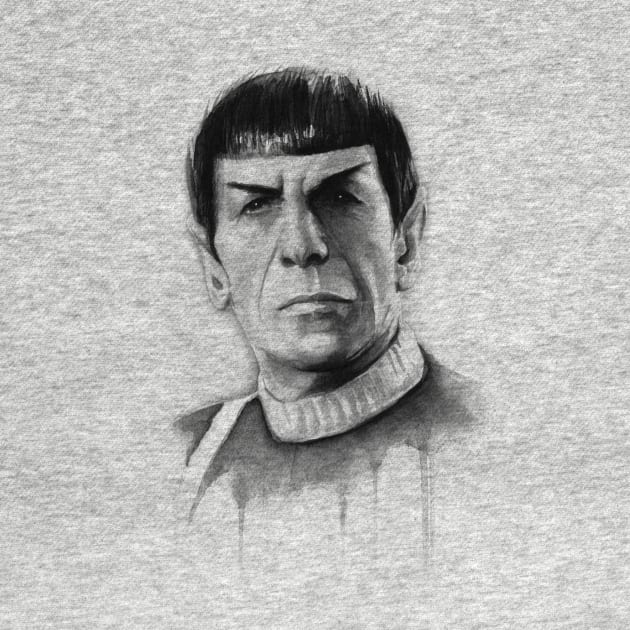 Spock Portrait by Olechka